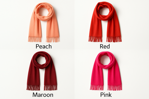 Black Pashmina Winter Scarf 6 Ft Long