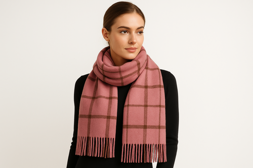 Black Pashmina Winter Scarf 6 Ft Long