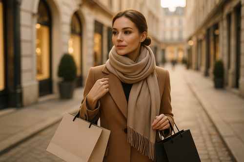 Black Pashmina Winter Scarf 6 Ft Long